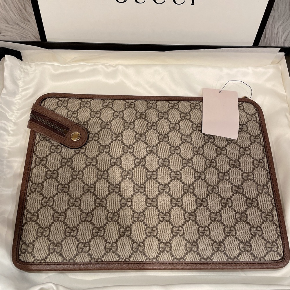 Gucci Unisex Ophidia GG Supreme Clutch 597619 - Picture 5 of 11